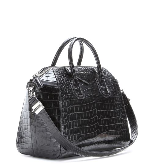 givenchy black antigona tote|givenchy crocodile antigona.